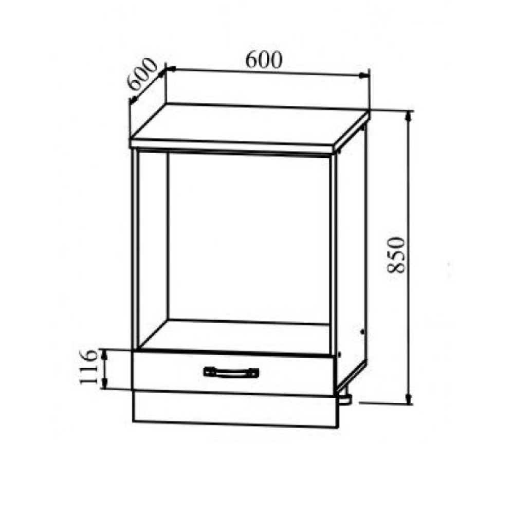 Тумба для духового шкафа