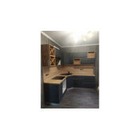 Модульная кухня Бруклин 3,0 м бетон коричневый