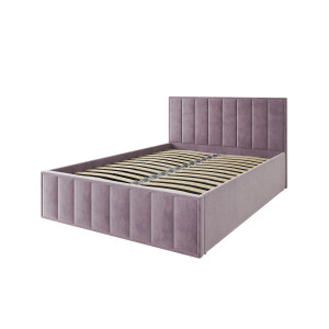 Мягкая кровать «Лана» 1,4 Пудра с подъемным механизмом