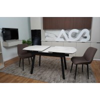 Стол керамогранит Барон 1500/1900х800х740 Белый