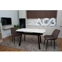 Стол керамогранит Барон 1500/1900х800х740 Белый