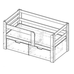 Кровать ИТАКО-2 (1400-700)