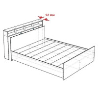 Кровать НАПОЛИ-2 (2000-1200)