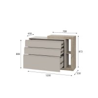 Комод 1200 Этна 22 J-КШ 