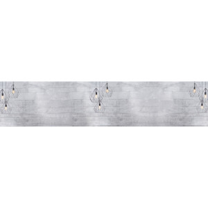 Стеновая панель КМ 426 - Бетон#Лампочки
