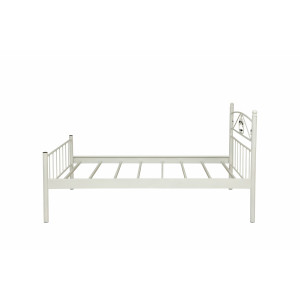 Кровать двойная 42.27-01 Лацио (покупные детали) (металл белый)