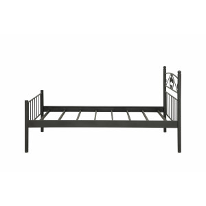 Кровать двойная 42.27-01 Лацио (покупные детали) (металл черный)