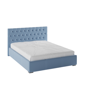Кровать Октавия (1,8) Светло-голубой ромб